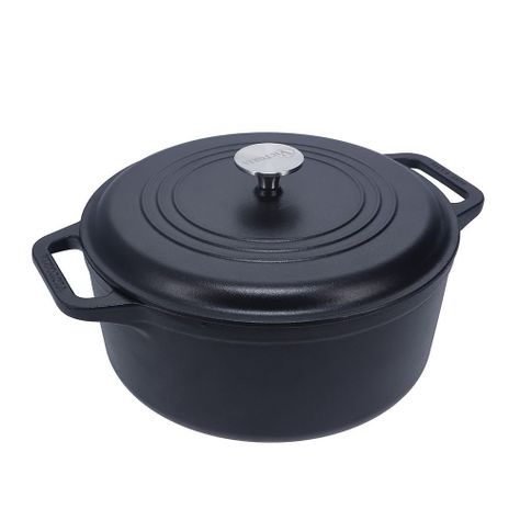 Horno Holandés Hierro Fundido Precurada 5.7 Lts-0