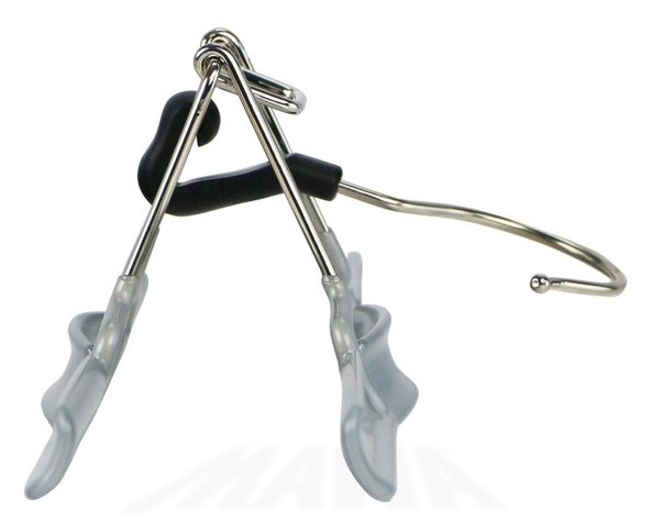 Set de 5 Colgadores Para Pantalones y Faldas Mat 26 Silver.-2