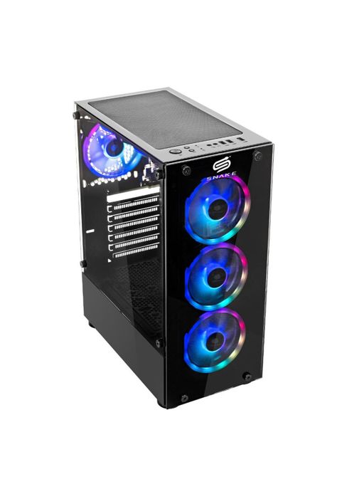 Pc Gamer Vibora Black V3 AMD Ryzen 5 5600, RTX 3050, SSD 512GB, RAM 16 GB | Snake Gamer-2