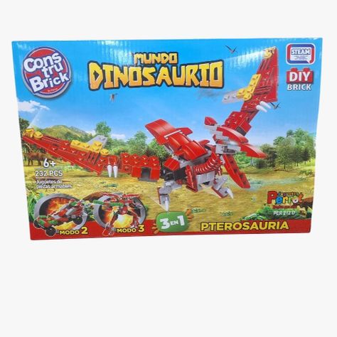 CONSTRUBRICK MUNDO DINOSAURIO PTEROSAURIA-0