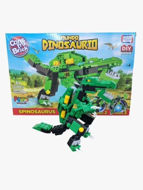 CONSTRUBRICK MUNDO DINOSAURIO SPINOSAURUS-2