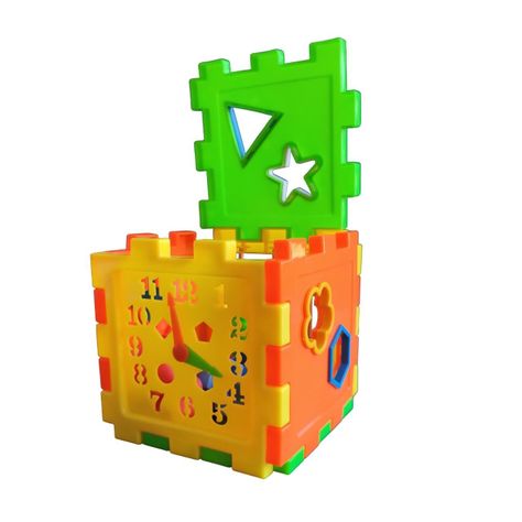 Cubo Didáctico De Encajes Juguetes Perrot-0