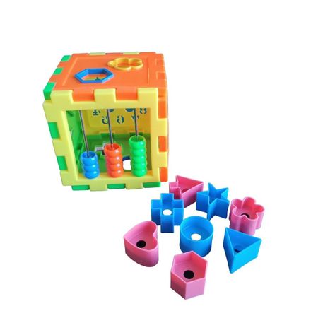 Cubo Didáctico De Encajes Juguetes Perrot-1