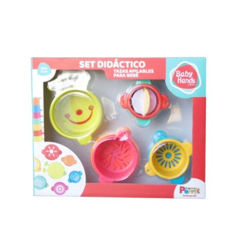Set Didáctico Tazas Apilables Para Bebé Juguetes Perrot-0