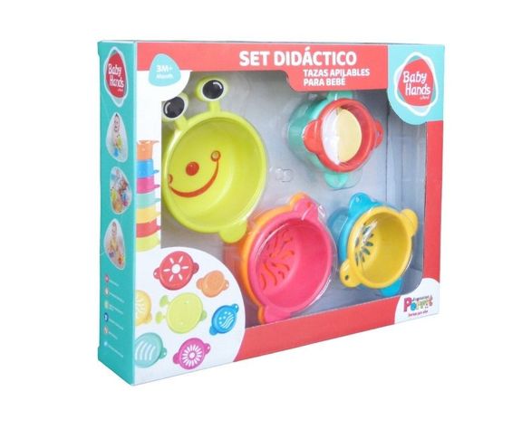 Set Didáctico Tazas Apilables Para Bebé Juguetes Perrot-1