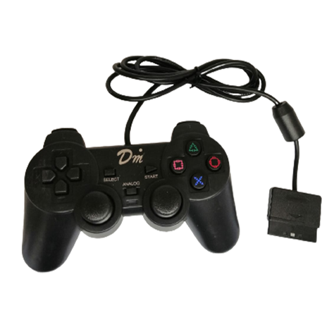 Joystick Alámbrico para PS2 Dual Shock - Cable-1