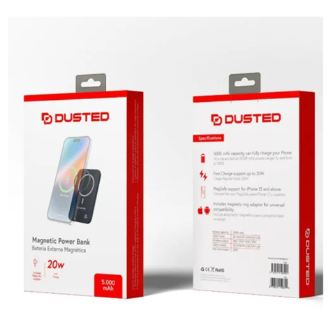 Batería inalámbrica Magnética 5000mAh Carga Rápida Dusted-1