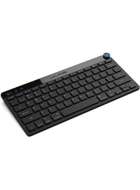 Teclado Wireless Jlab GO Keyboard, 2.4 GHz + Bluetooth 5, Inglés, Negro-0
