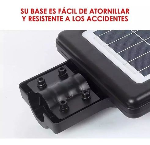 FOCO SOLAR LED 300W JORTAN + POSTE Y CONTROL REMOTO-1