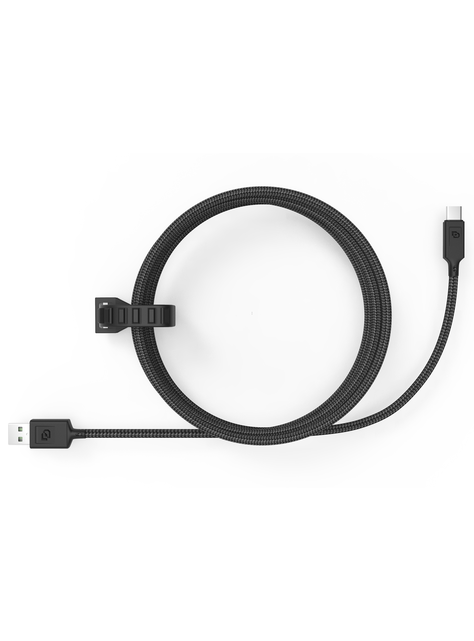 Cable USB a USB C 1.2 Metros USB2.0 Rugged Dusted Negro-0