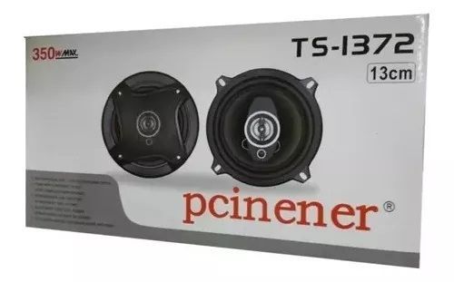 Parlantes de Auto Pcinener TS-1372 350w de Poder Color Negro-1