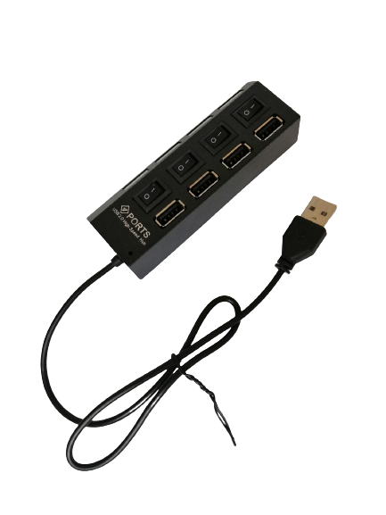 Hub 4 Puertos USB 2.0 Indicador Led -2
