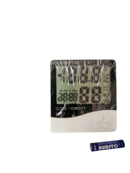 Termómetro Ambiental Reloj Alarma Htc-1-1