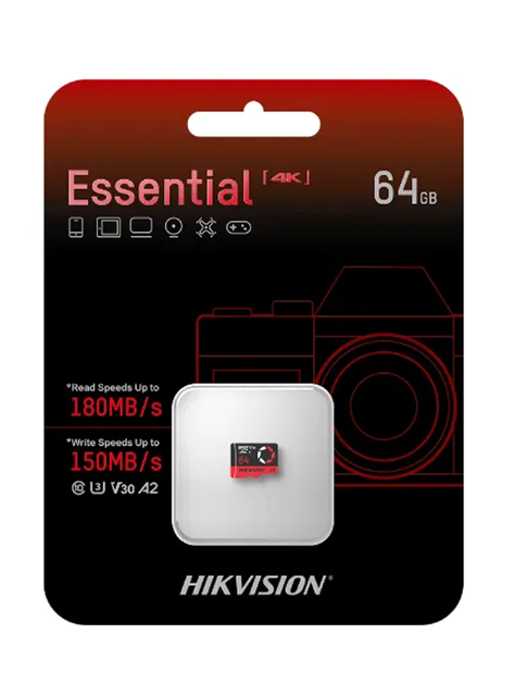 Memoria Micro SD SDX 4K Hikvision 64 Gb -0