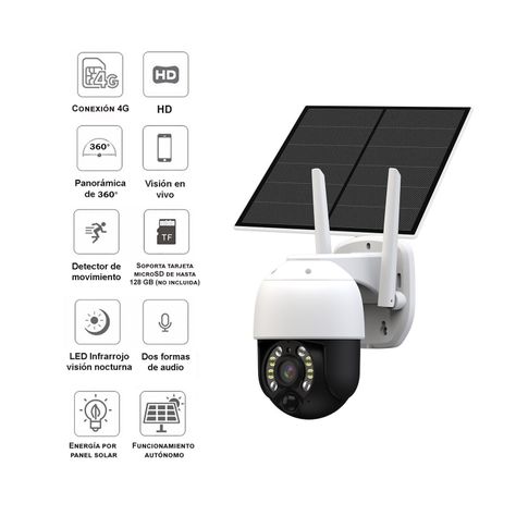 Cámara Seguridad 4G IP Solar Full HD 3MP-1