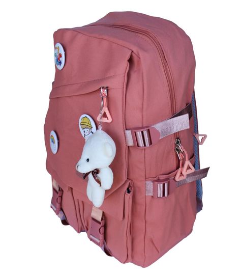 MOCHILA JUVENIL ESCOLAR CON INSIGNIAS-2