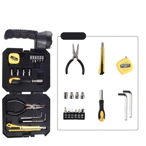 LAMPARA SOLAR PORTATIL CON KIT BASICO DE HERRAMIENTAS-1