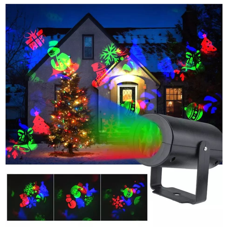 PROYECTOR DE LUZ LED PARA NAVIDAD Y HALLOWEEN-1