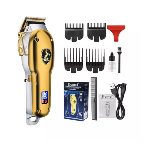 MAQUINA DE CORTAR CABELLO RECARGABLE USB ALUMINUM-0