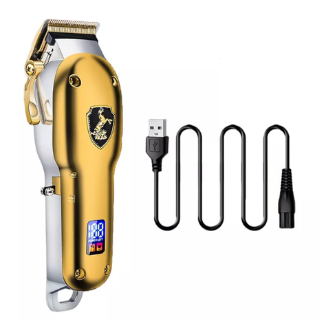 MAQUINA DE CORTAR CABELLO RECARGABLE USB ALUMINUM-2