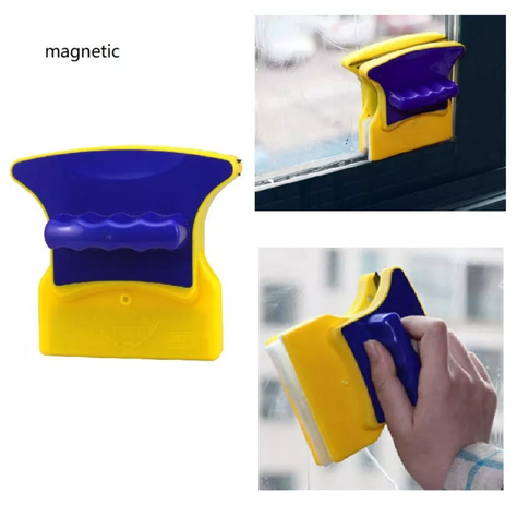 LIMPIA VIDRIOS MAGNÉTICO DOBLE PACK X 2-4