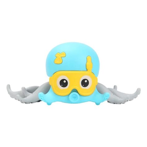 PULPO FLOTADOR JUGUETE DE BAÑO PARA NIÑOS-0