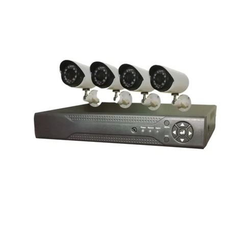 Kit Cctv Con 4 Cámaras De Seguridad Dvr 1080p Full Hd-2