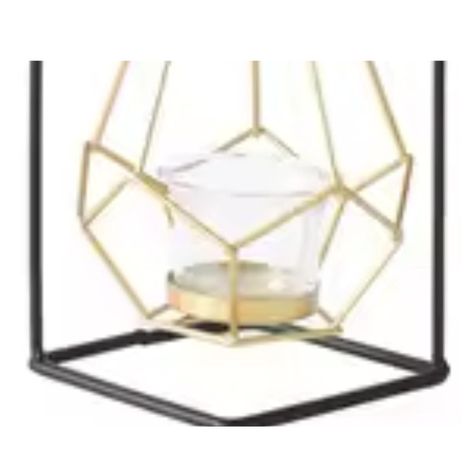 Porta Vela Candelabro Columpio Metálico Decorativo-3