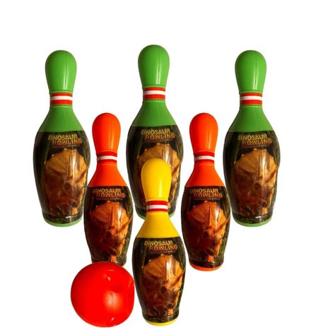 Bowling Juego De Bolos Dinosaurios Colores-1