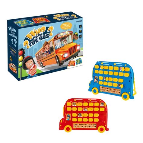 Juego De Mesa Adivina Quien Esta en El Bus Quien Soy Who I´m-0