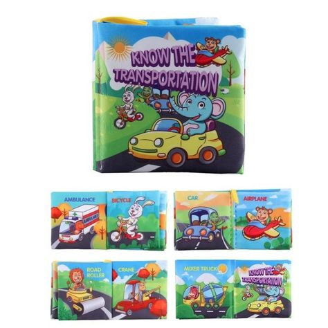 Pack 6 Libro Sensorial Estimulacion Cognitivo Tela-3
