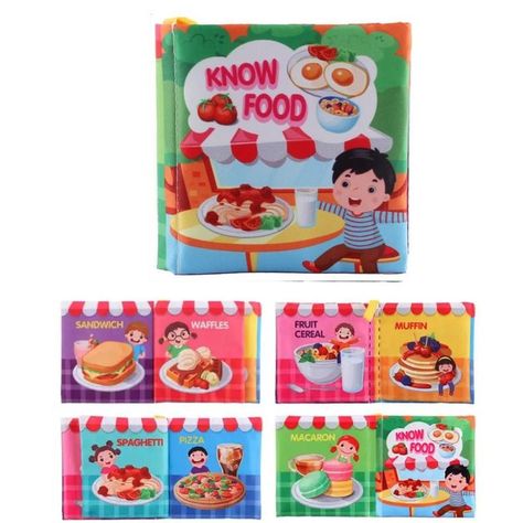 Pack 6 Libro Sensorial Estimulacion Cognitivo Tela-4