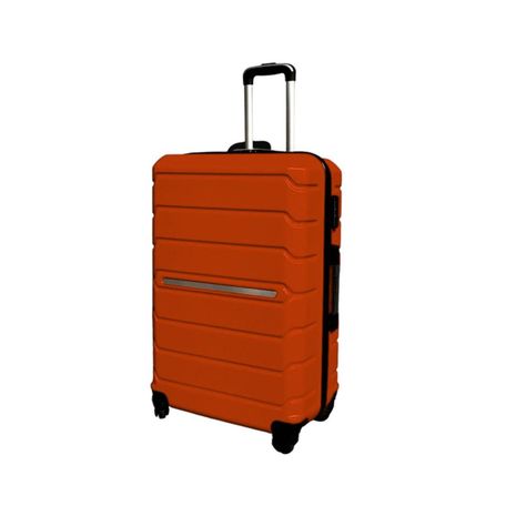 Maleta de Viaje ABS Resistente. Pack de 3. S-M-L. Naranjo-3