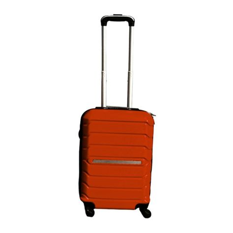 Maleta de Viaje ABS Resistente. Pack de 3. S-M-L. Naranjo-5