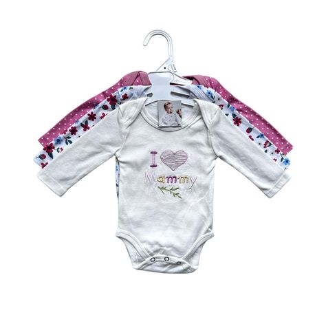 Pack 3 Piluchos Body Bebe Set Bebe Niña-0