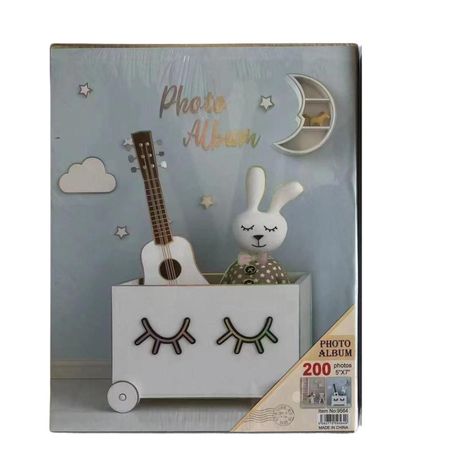 Album Foto 13x18 Bebe Infantil Diseño Luna Celeste 200 Fotos-0