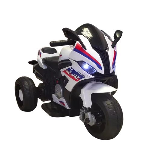 Moto 3 Ruedas Auto Electrico Niño Bateria Luz y Sonido K1000-0