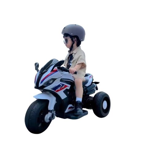 Moto 3 Ruedas Auto Electrico Niño Bateria Luz y Sonido K1000-2