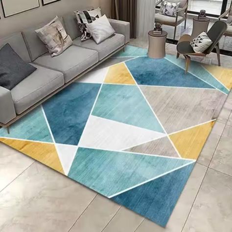 Alfombra Living Grande 150x200 cm. Bandirma Tapete Sala 3D-0