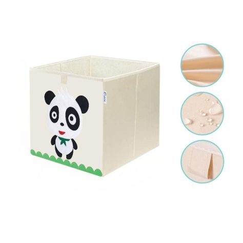 Caja Organizador Juguetes Ropa Infantil Kivara Oso Panda-1
