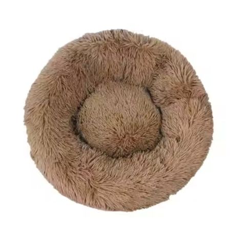 Cama Para Perro / Gato Cafe. 100 cm Diámetro. Antiestres.-1
