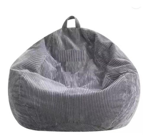 PUFF PERA DE COTELÉ. 100 X 120 CM. GRIS-3