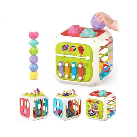 Cubo De Actividad Sensorial Habilidades Motoras Ecocele-2