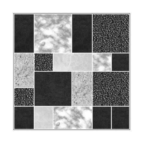 Piso Vinilico Adhesivo. Simil Ceramica. 0,9 m2. 1001-0