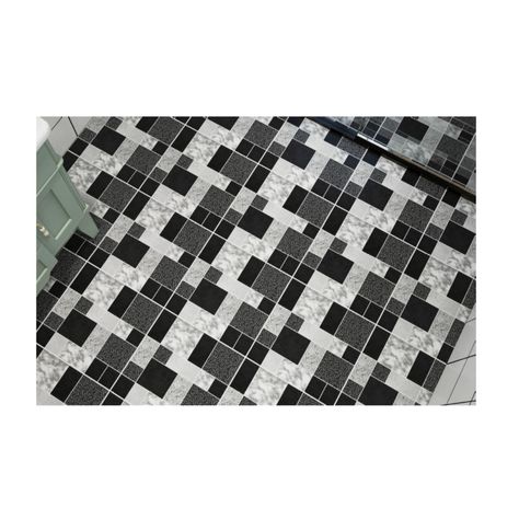 Piso Vinilico Adhesivo. Simil Ceramica. 0,9 m2. 1001-1