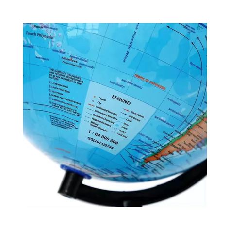 Globo Terráqueo Político Español. 20cm-2