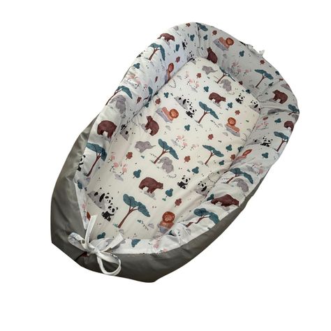 Nido Colecho Bebe Cama Cojin Diseño Diseño Selva-1