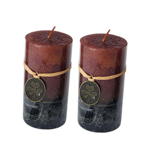 Cirio Vela Velon Alto 10cm. Dos Unidades Aromaticos Caramel-0