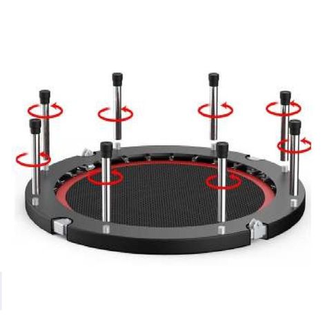 Trampolin Salto Plegable BODENG Gimnasio Fitness 100 cm.-1