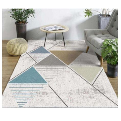 Alfombra Living 120x160 cm. Niza Tapete 3D Sala Estar-0